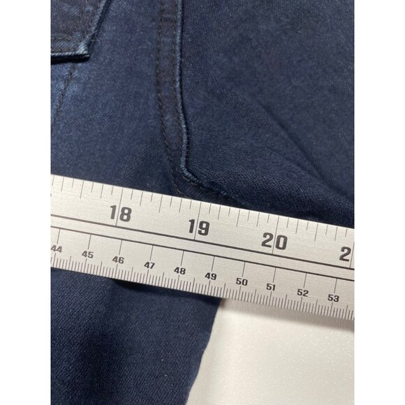 Guess Womens Dark Wash Denim Jacket S With Button Pockets Size Small NWOT - Picture 9 of 12